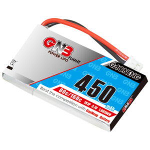 GNB 450mAh 1S1P 3.7V PH2.0 80C Square Type Lipo Battery