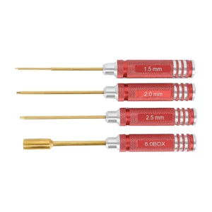 FlyFish RC Hex Screw Driver Titanium Wrench Tools Kit