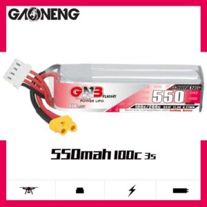 GNB Battery 11.4V 100C 550mAh 3S HV XT30
